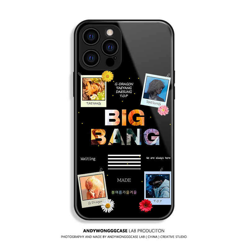BIGBANG 高清鋼化玻璃手機殼