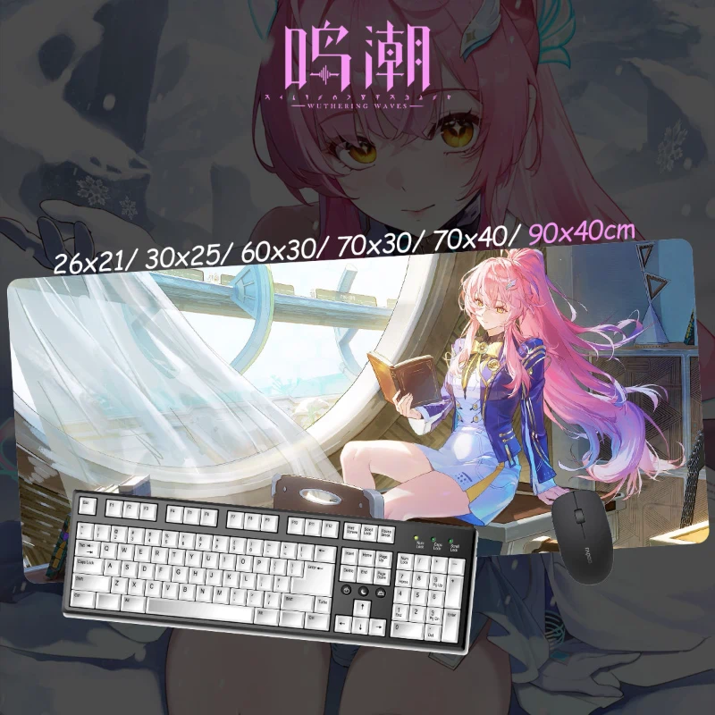 鳴潮愛彌斯超大電競涼感滑鼠墊