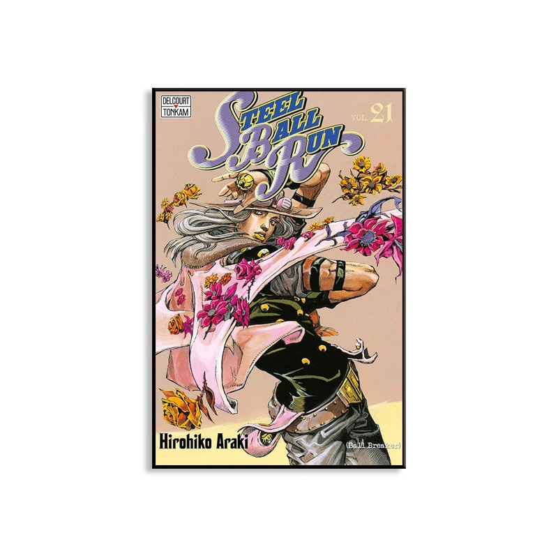 JOJO 飆馬野郎海報掛畫｜Steel Ball Run 動漫裝飾畫・收藏壁飾