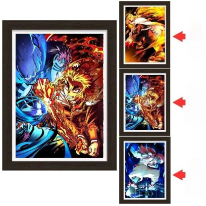 【大合集】動漫電影遊戲裸眼3D立體裝飾畫