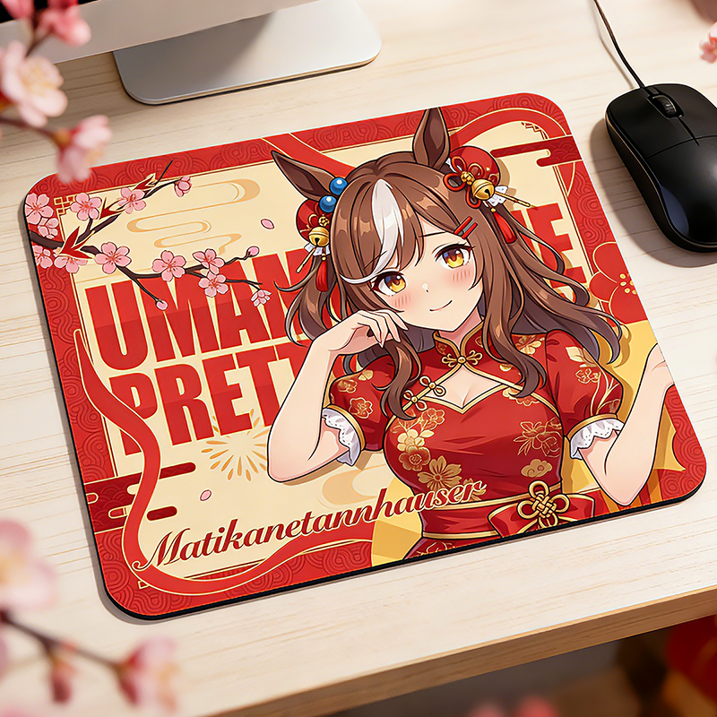 賽馬娘 動漫週邊新年主題 布質滑鼠墊