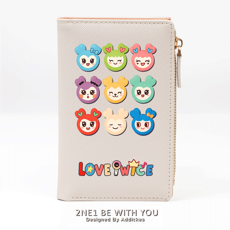 TWICE 兔瓦斯女團週邊 同款粉絲應援 高顏值錢包