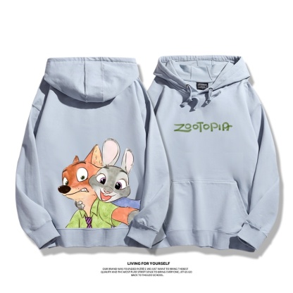 動物方城市 2025秋冬新款 親子情侶男女連帽衛衣
