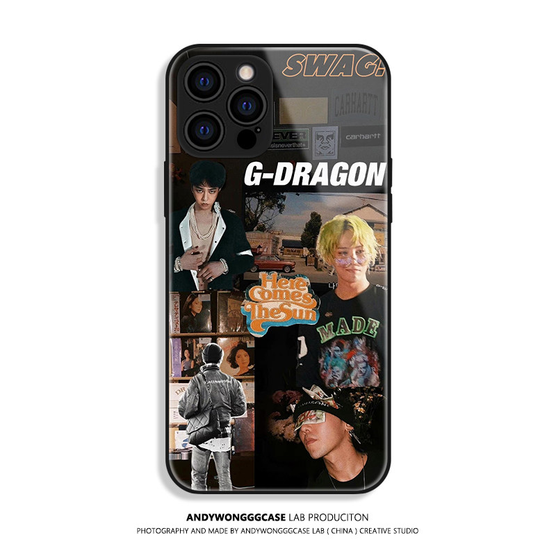 BIGBANG 高清鋼化玻璃手機殼