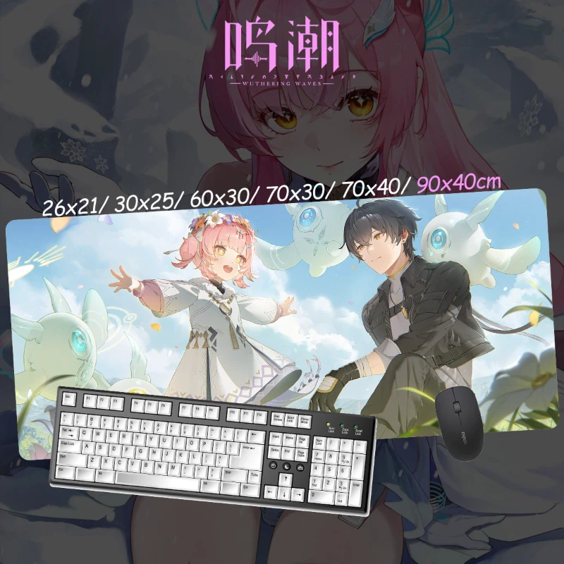 鳴潮愛彌斯超大電競涼感滑鼠墊