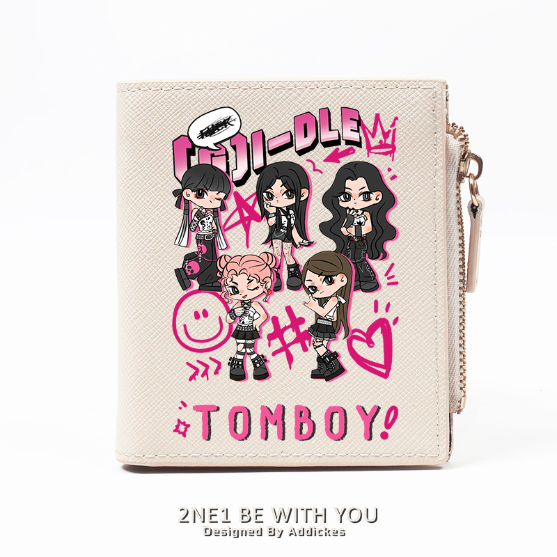 I-DLE 週邊 女團粉絲應援 高顏值錢包