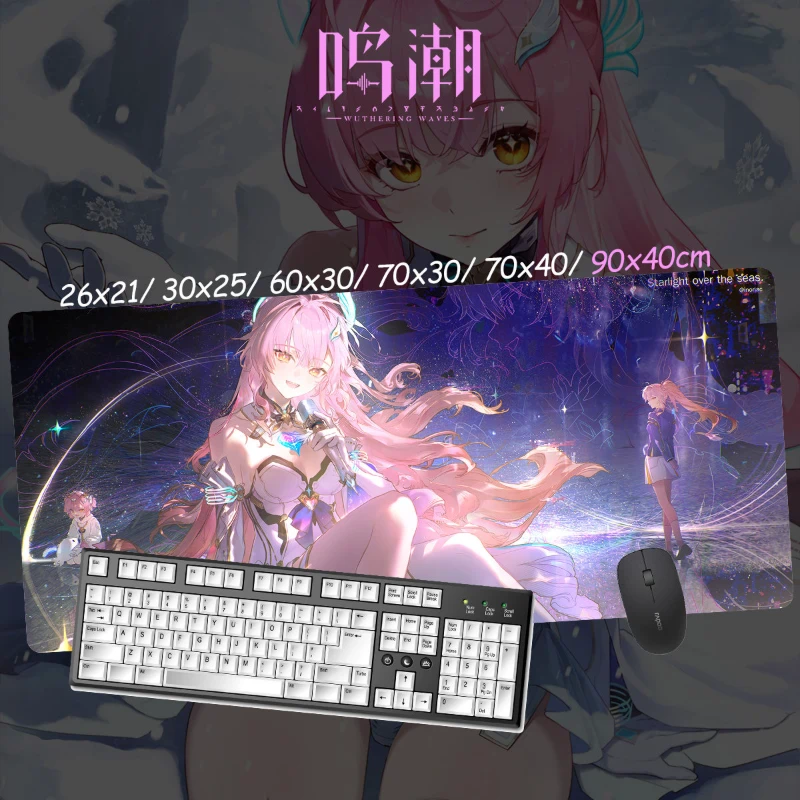 鳴潮愛彌斯超大電競涼感滑鼠墊