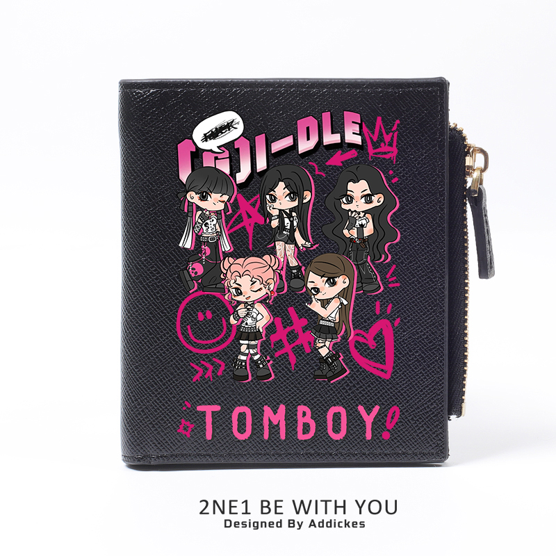 I-DLE 週邊 女團粉絲應援 高顏值錢包