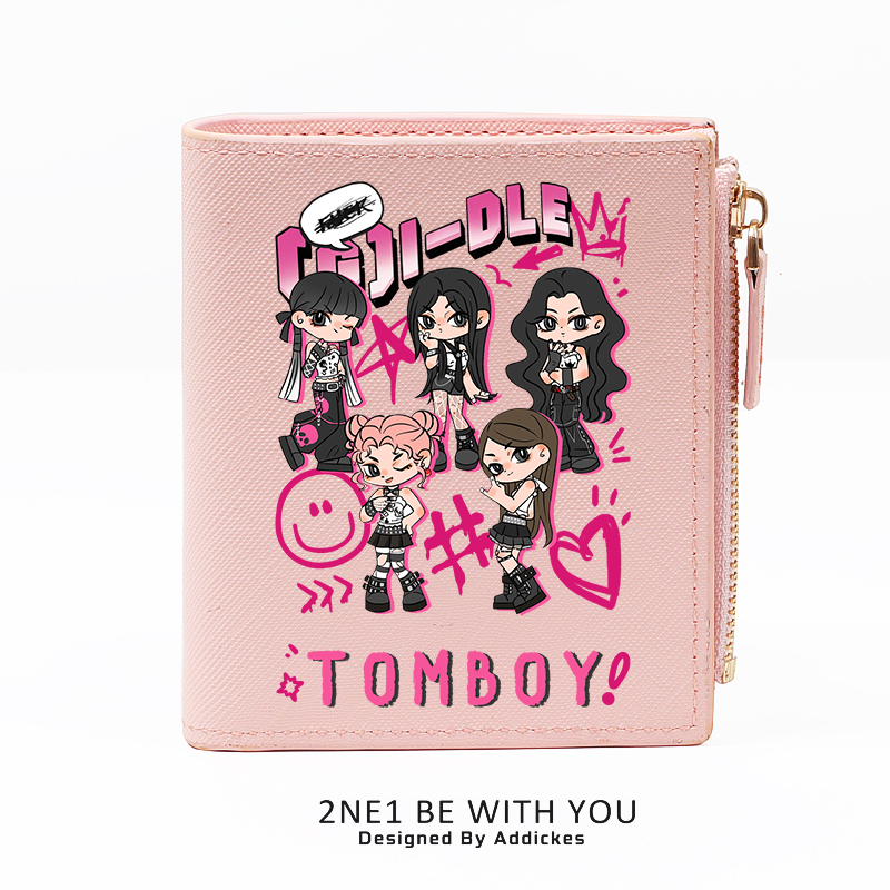 I-DLE 週邊 女團粉絲應援 高顏值錢包