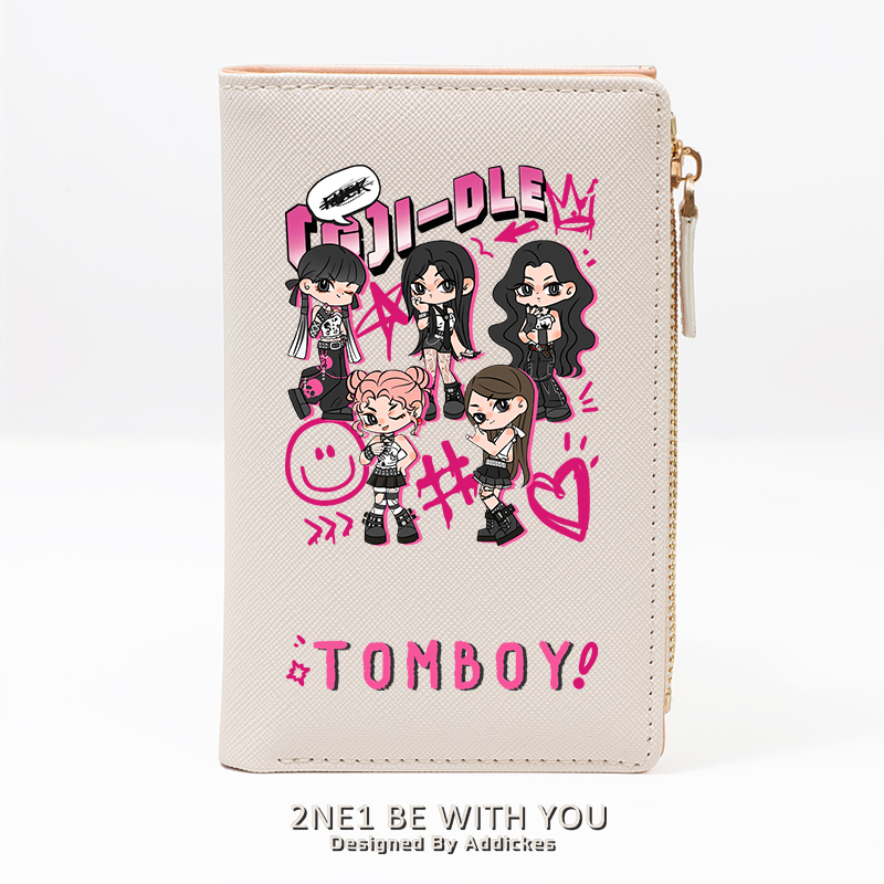 I-DLE 週邊 女團粉絲應援 高顏值錢包