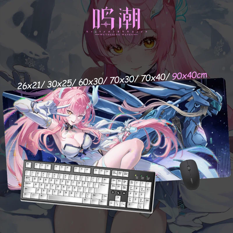 鳴潮愛彌斯超大電競涼感滑鼠墊