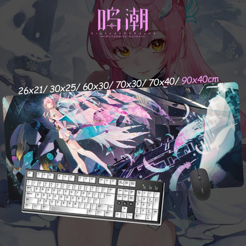 鳴潮愛彌斯超大電競涼感滑鼠墊