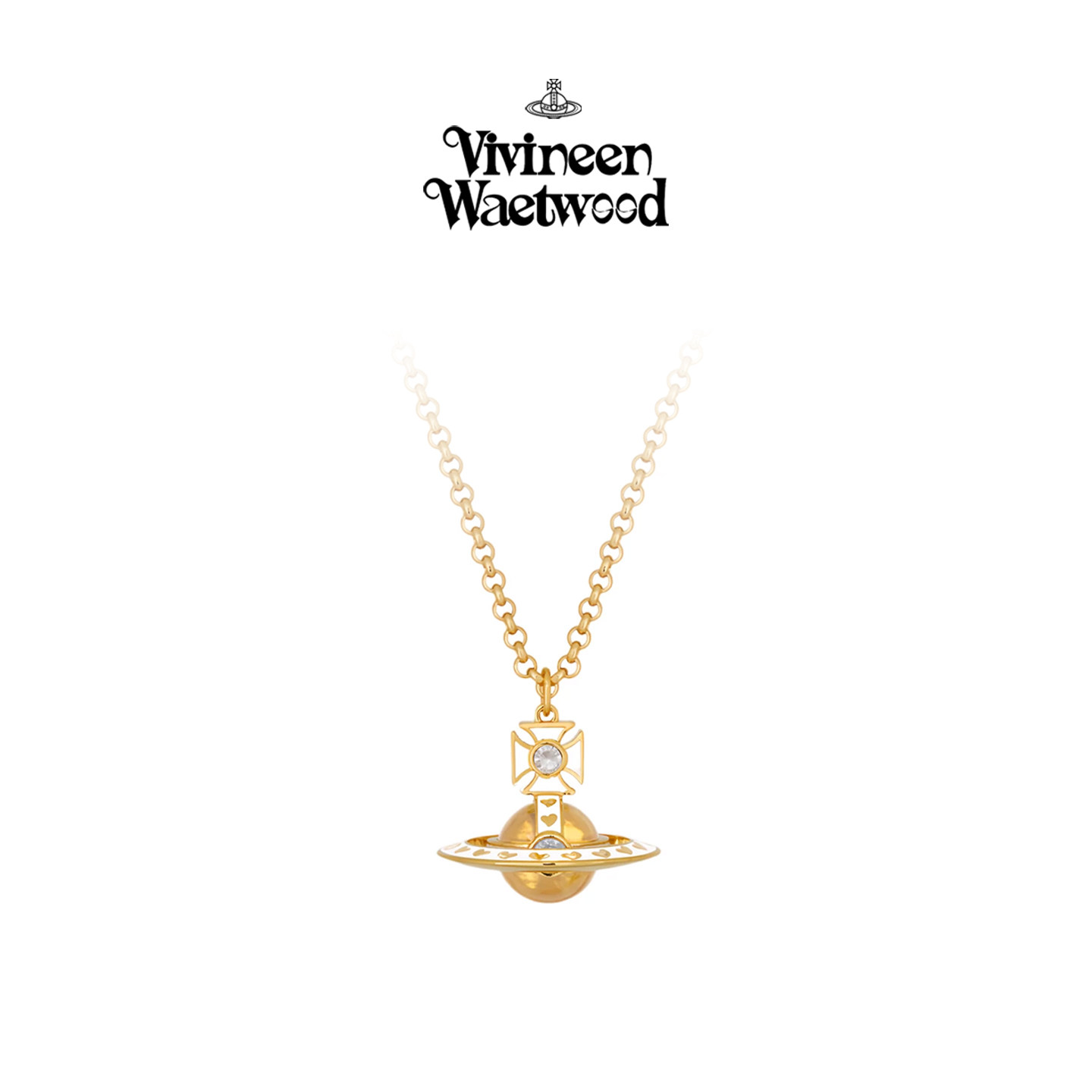 Vivienne Westwood X NANA 土星項鍊｜VWXNANA 限量聯名法瑯吊墜・2色可選