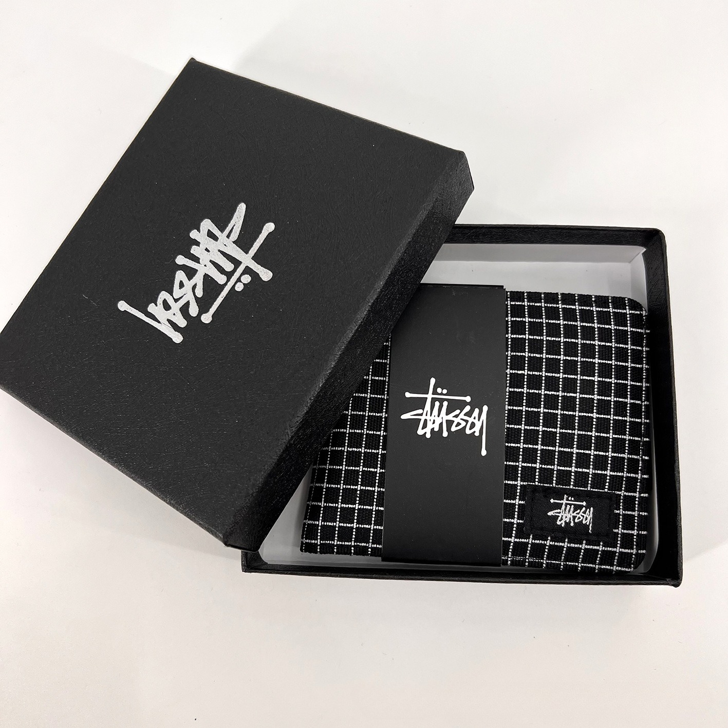 斯圖西潮牌皮夾 潮牌牛津布短版錢包