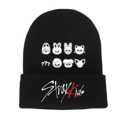 Stray Kids 應援週邊 時尚字母款針織帽