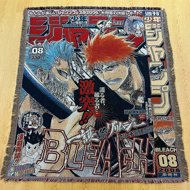 動漫卡通藝術毛毯｜加厚提花編織沙發毯・居家蓋毯