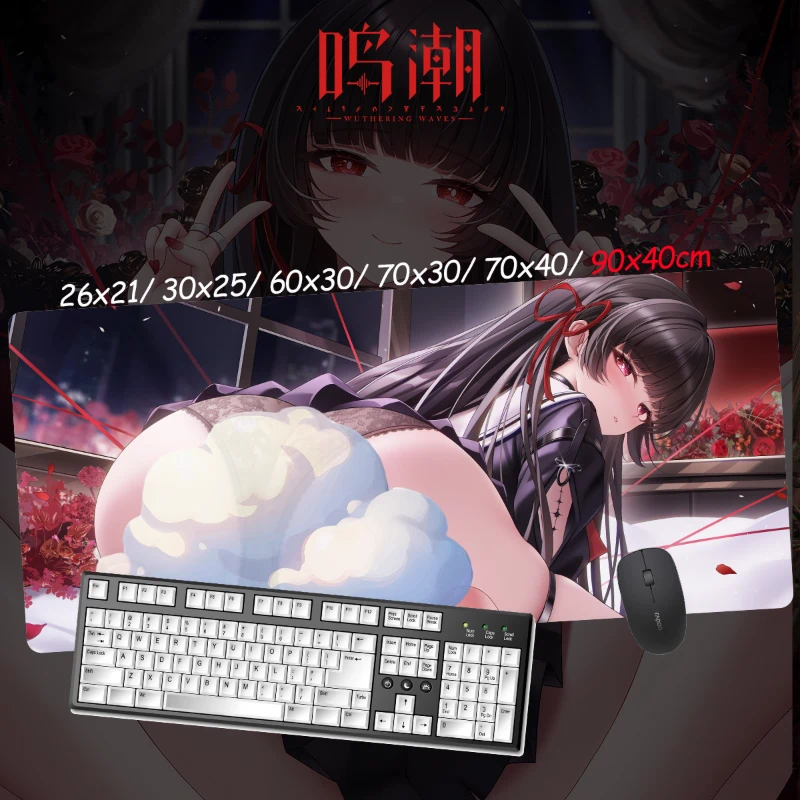 鳴潮朽葉千咲超大電競涼感滑鼠墊