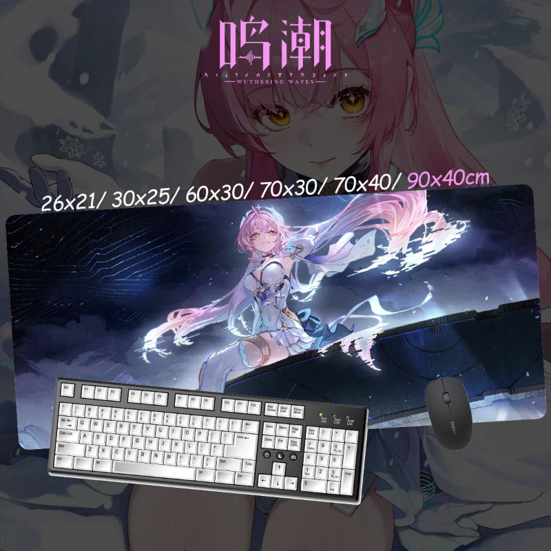 鳴潮愛彌斯超大電競涼感滑鼠墊