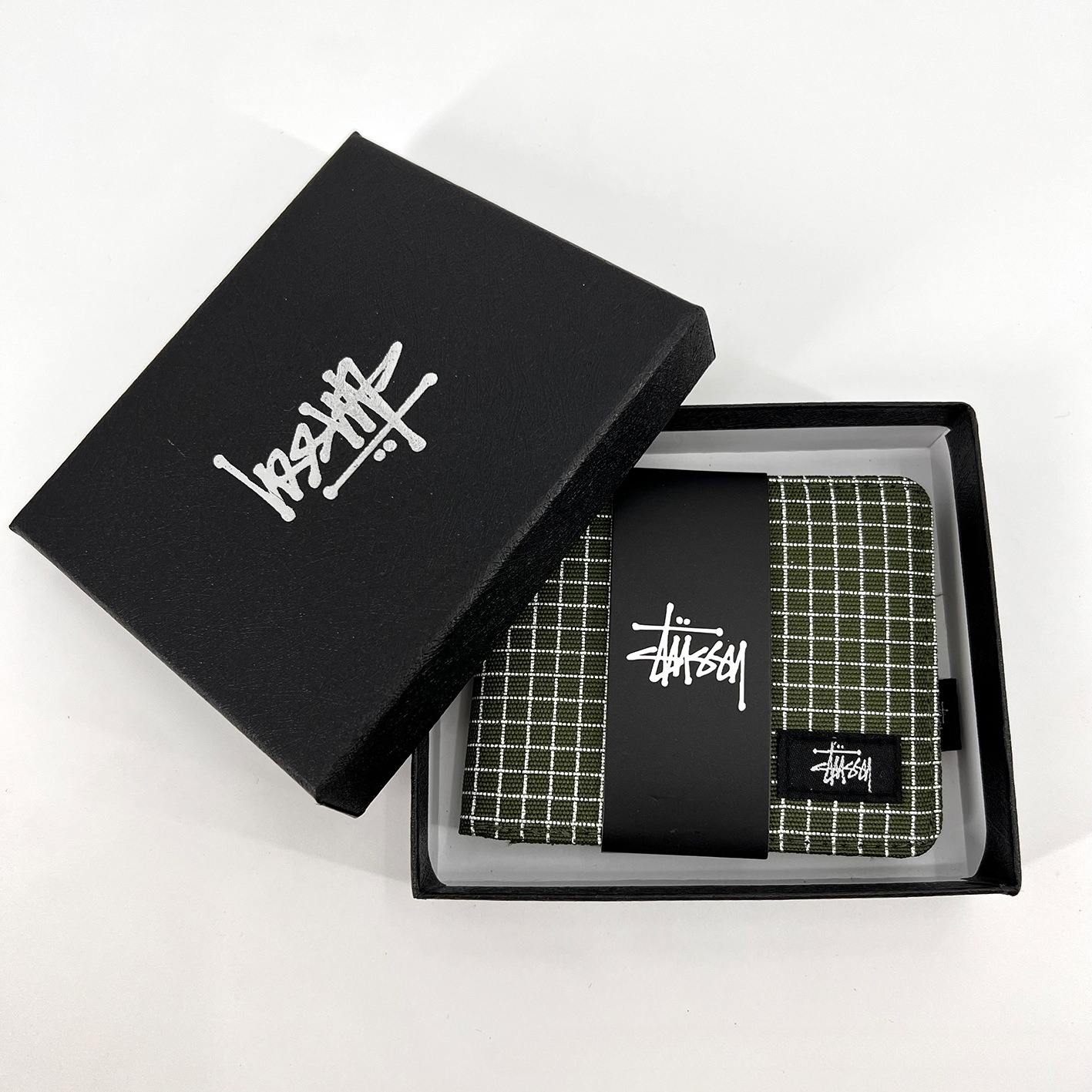 斯圖西潮牌皮夾 潮牌牛津布短版錢包