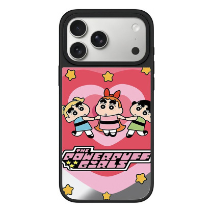 蠟筆小新 MagSafe 兼容鏡面強韌防摔手機殼