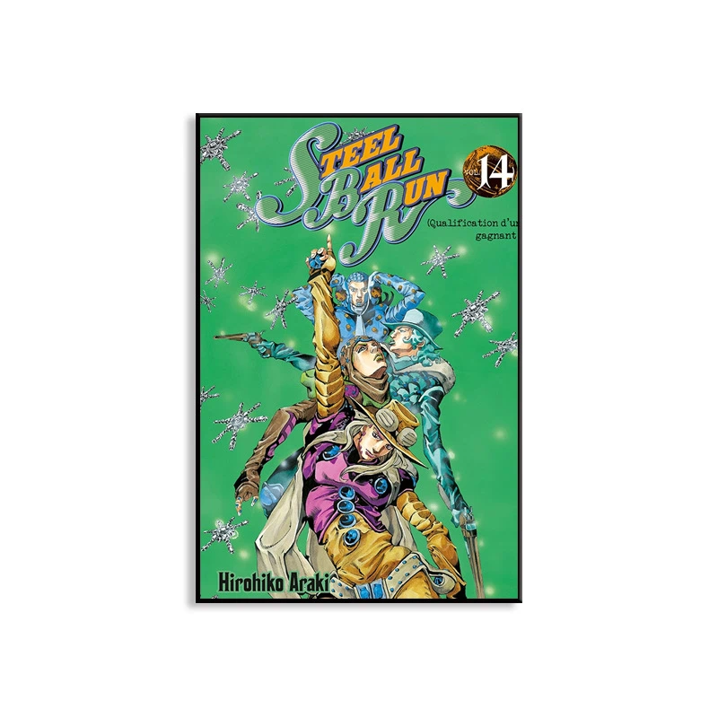 JOJO 飆馬野郎海報掛畫｜Steel Ball Run 動漫裝飾畫・收藏壁飾