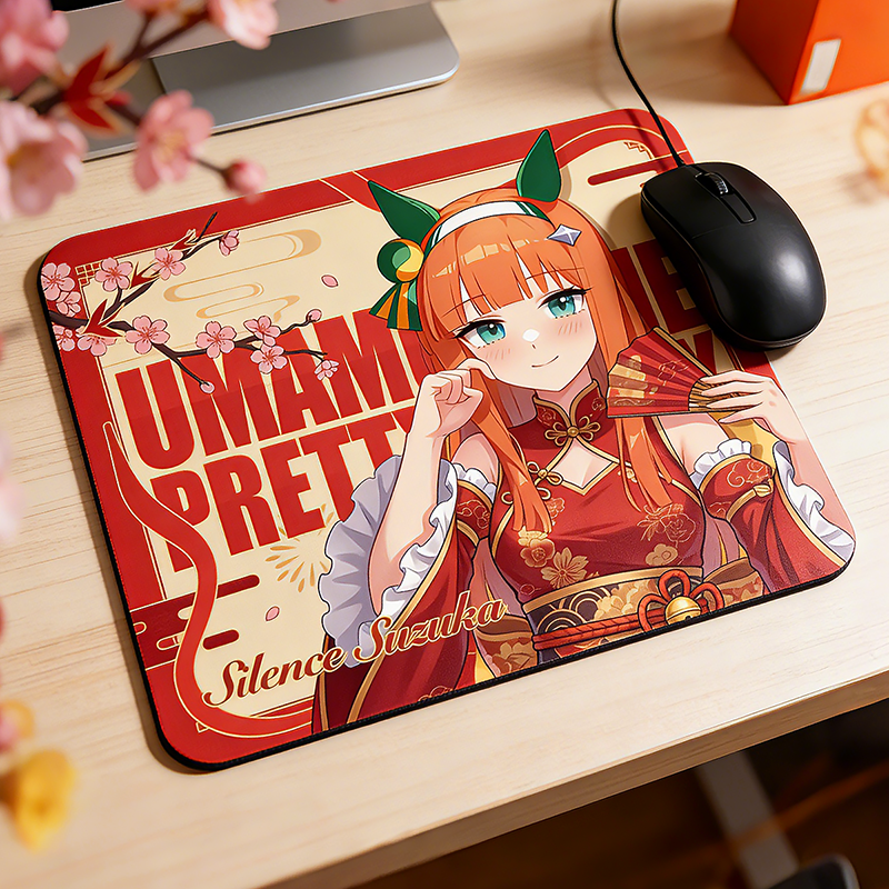 賽馬娘 動漫週邊新年主題 布質滑鼠墊