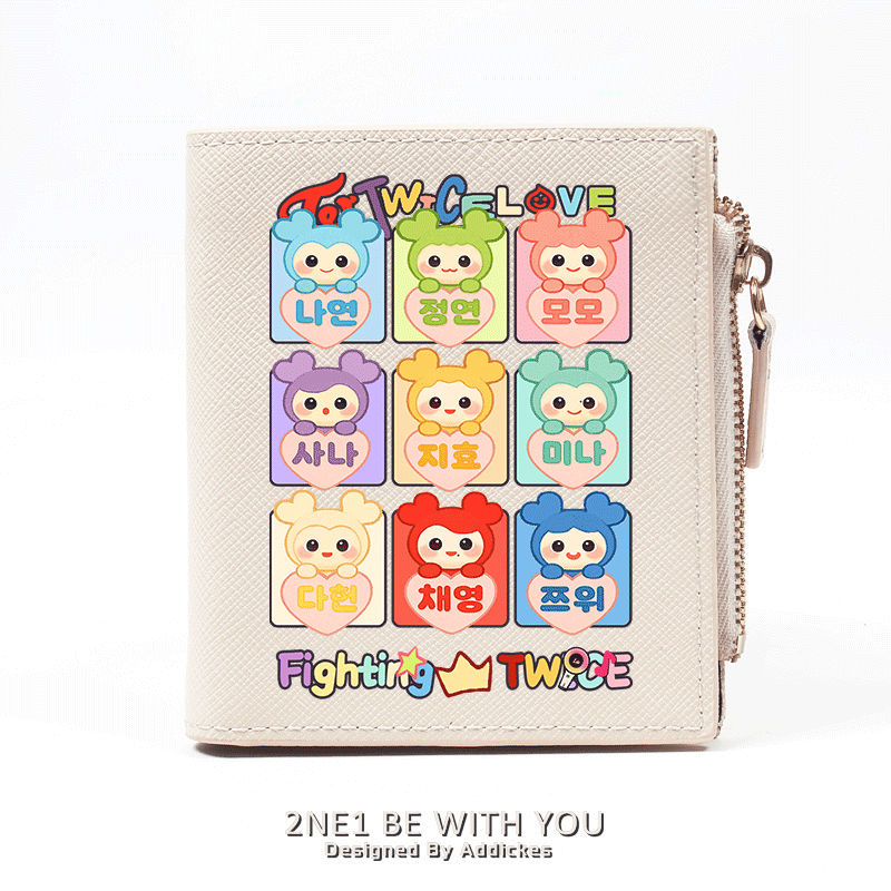 TWICE 兔瓦斯女團週邊 同款粉絲應援 高顏值錢包