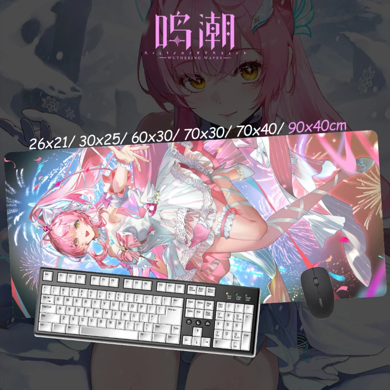 鳴潮愛彌斯超大電競涼感滑鼠墊