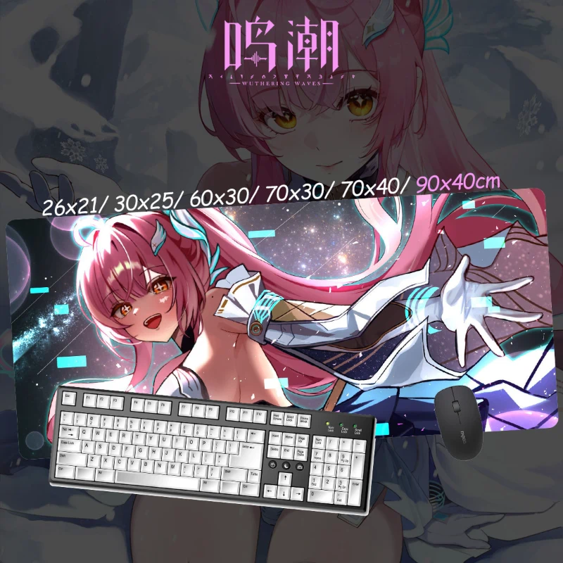 鳴潮愛彌斯超大電競涼感滑鼠墊