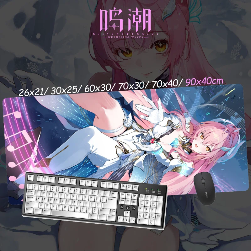 鳴潮愛彌斯超大電競涼感滑鼠墊