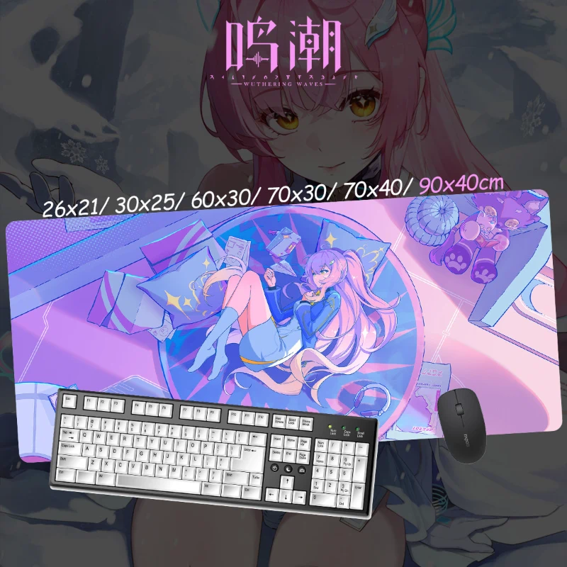 鳴潮愛彌斯超大電競涼感滑鼠墊