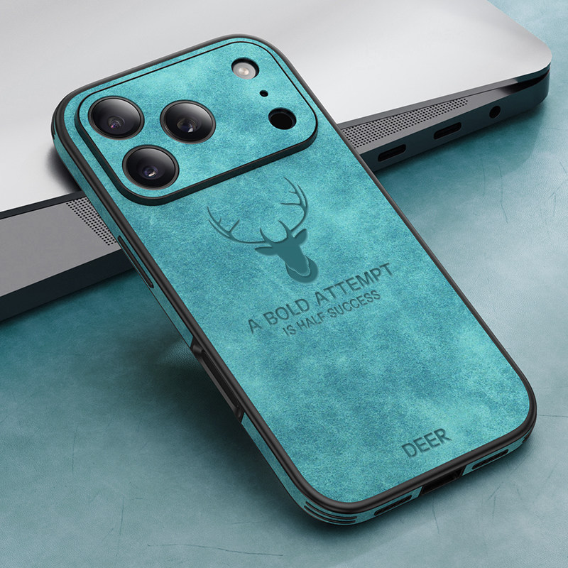 輕奢羊巴皮麋鹿磁吸手機殼