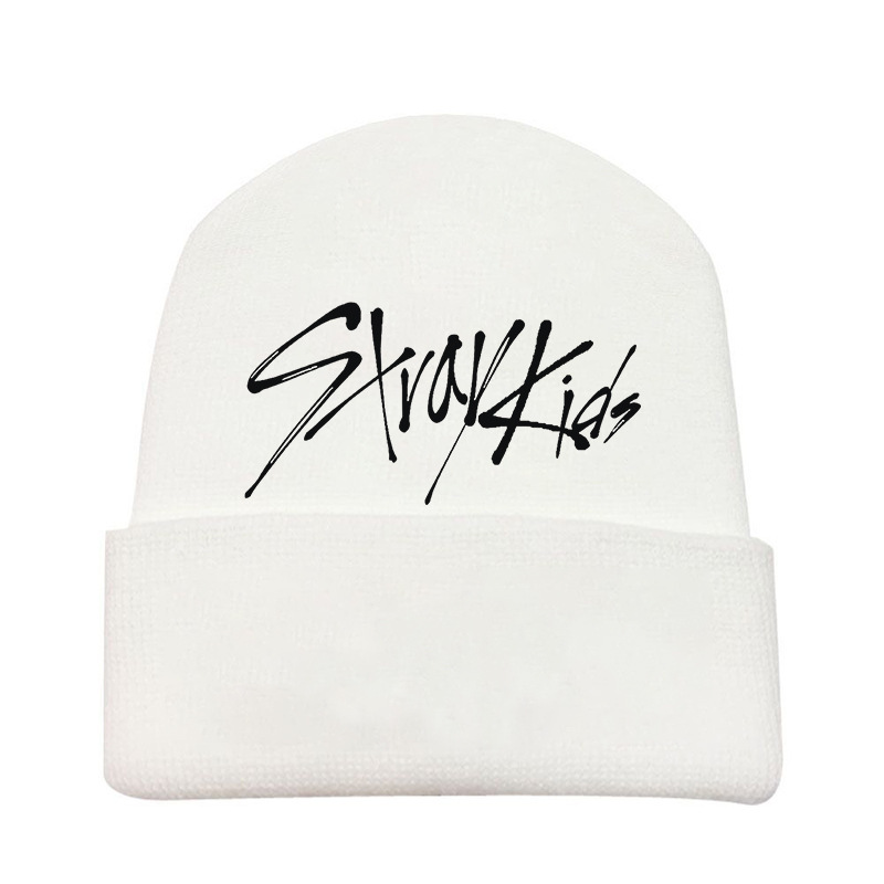Stray Kids 應援週邊 時尚字母款針織帽