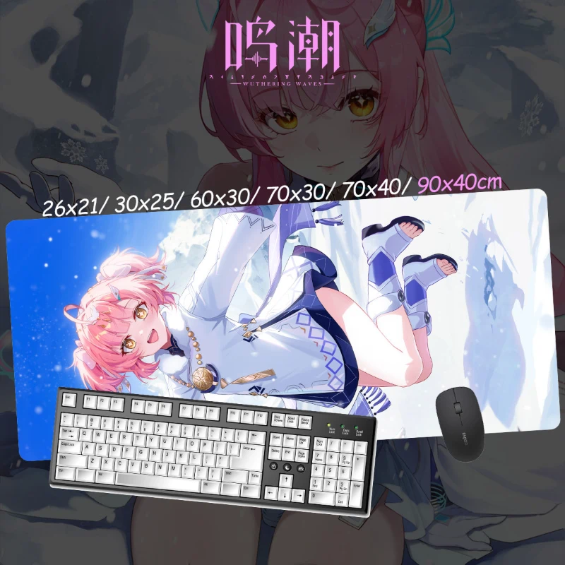 鳴潮愛彌斯超大電競涼感滑鼠墊