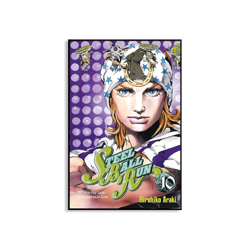 JOJO 飆馬野郎海報掛畫｜Steel Ball Run 動漫裝飾畫・收藏壁飾