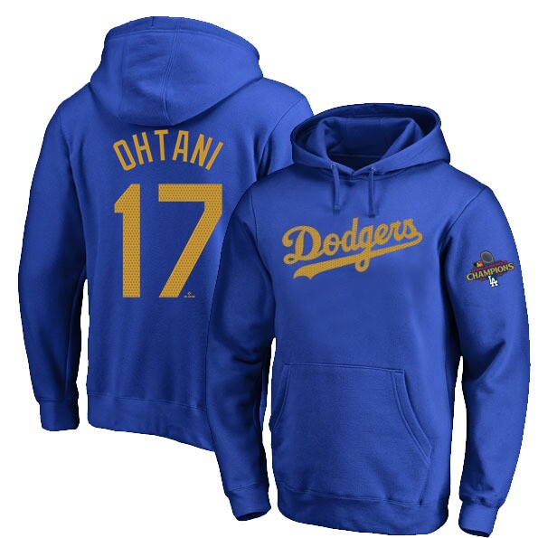 MLB 道奇隊 17號大谷翔平連帽外套｜Dodgers Ohtani 棒球風衛衣
