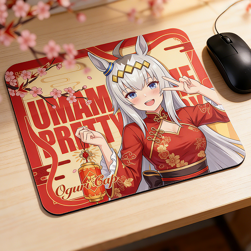 賽馬娘 動漫週邊新年主題 布質滑鼠墊