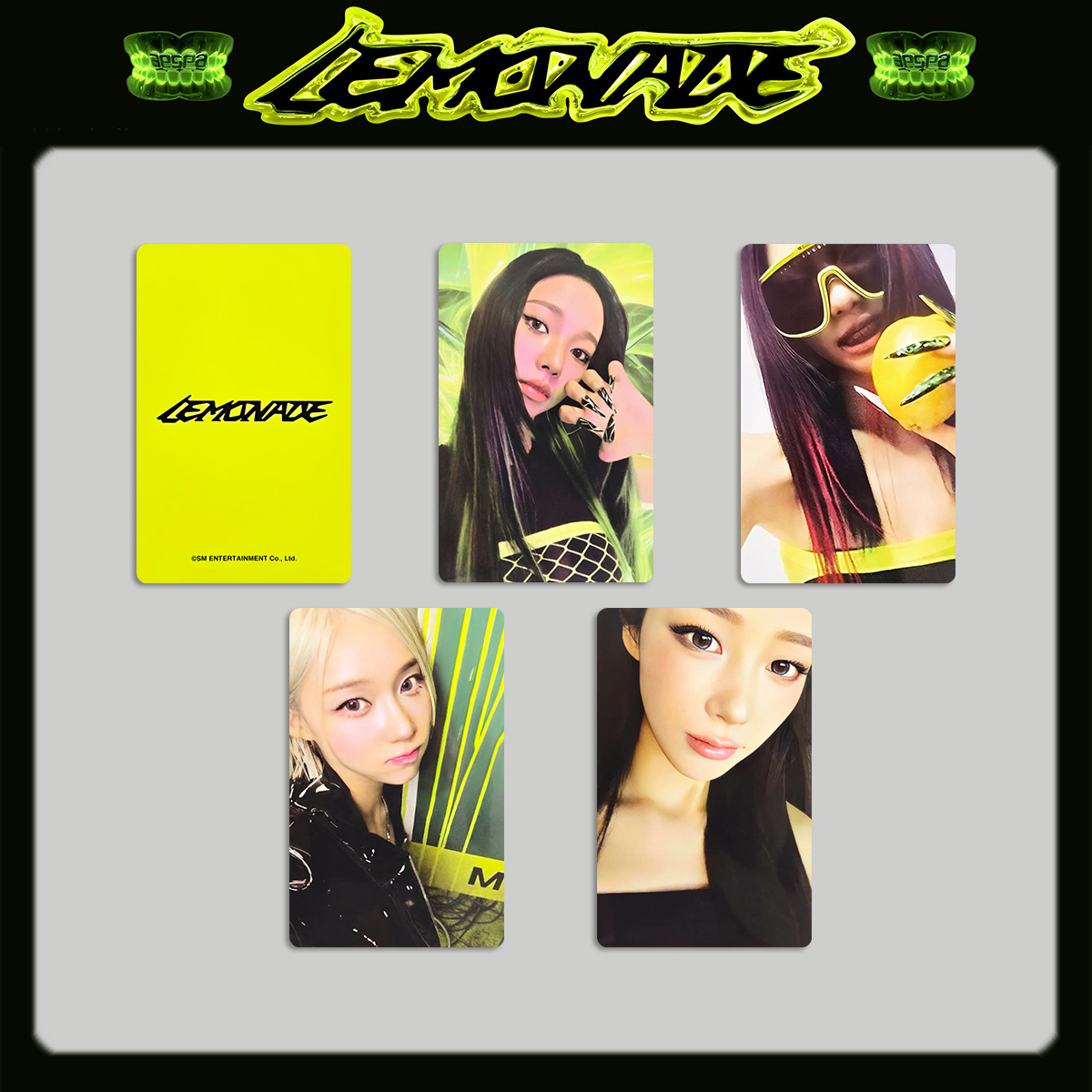 aespa LEMONADE 小卡｜專輯特典卡 收藏卡 隨機卡 KPOP粉絲周邊