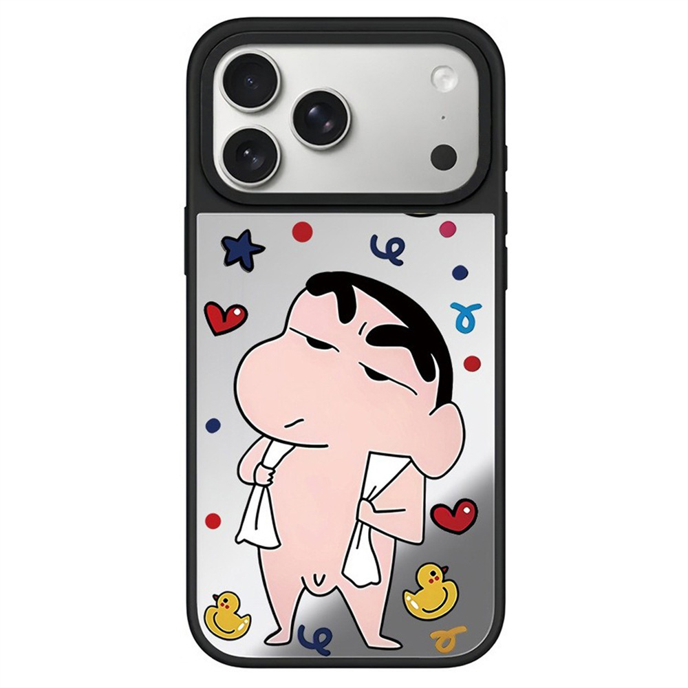 蠟筆小新 MagSafe 兼容鏡面強韌防摔手機殼