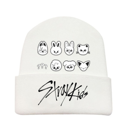 Stray Kids 應援週邊 時尚字母款針織帽