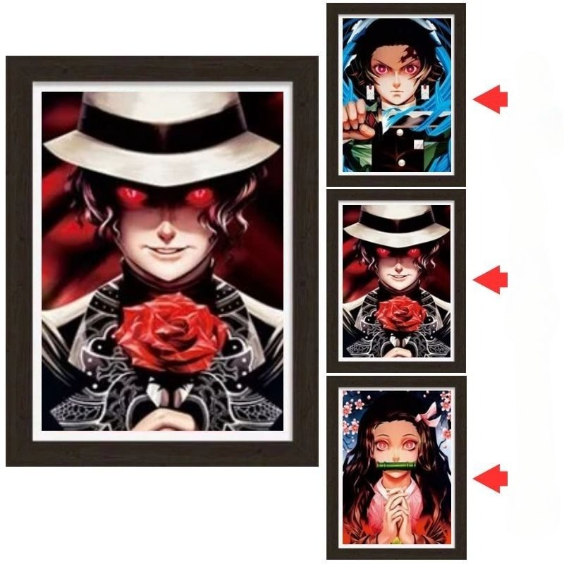 【大合集】動漫電影遊戲裸眼3D立體裝飾畫