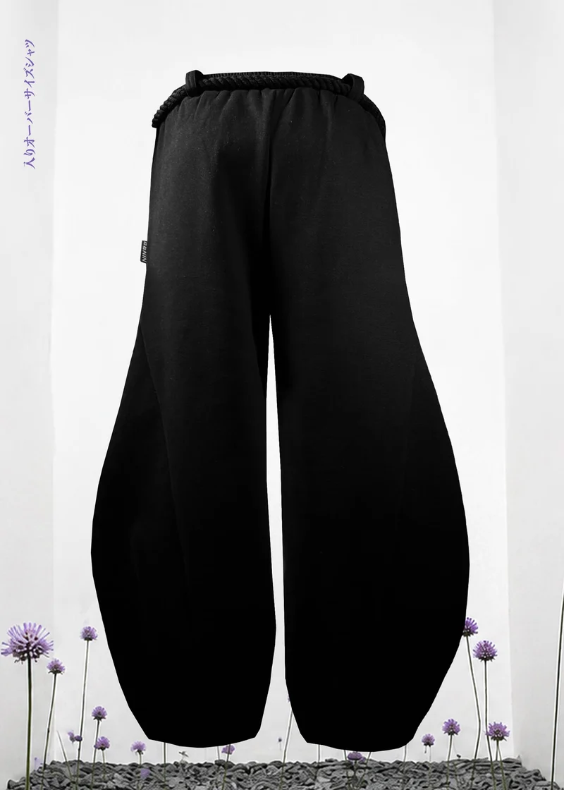 “佐助咒印”刺繡工藝寬鬆運動褲