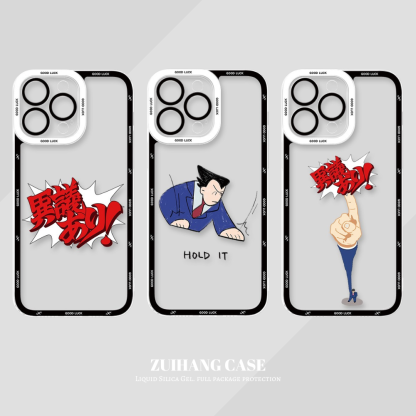 逆轉裁判天使眼透明防摔軟殼-ZUIHANG SHOP