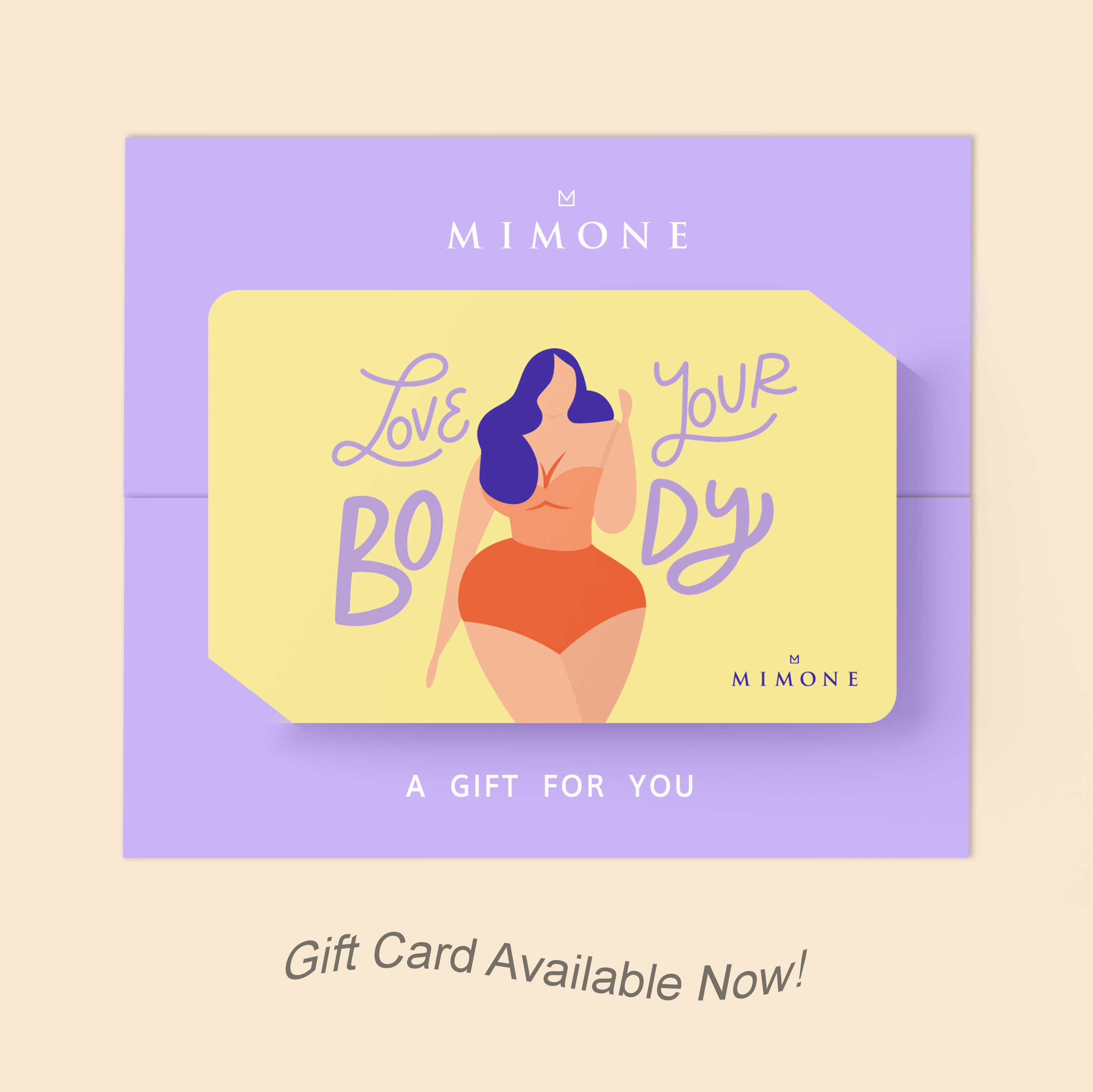 Physical Gift Card (In Store Use) Design A: Love Your Body