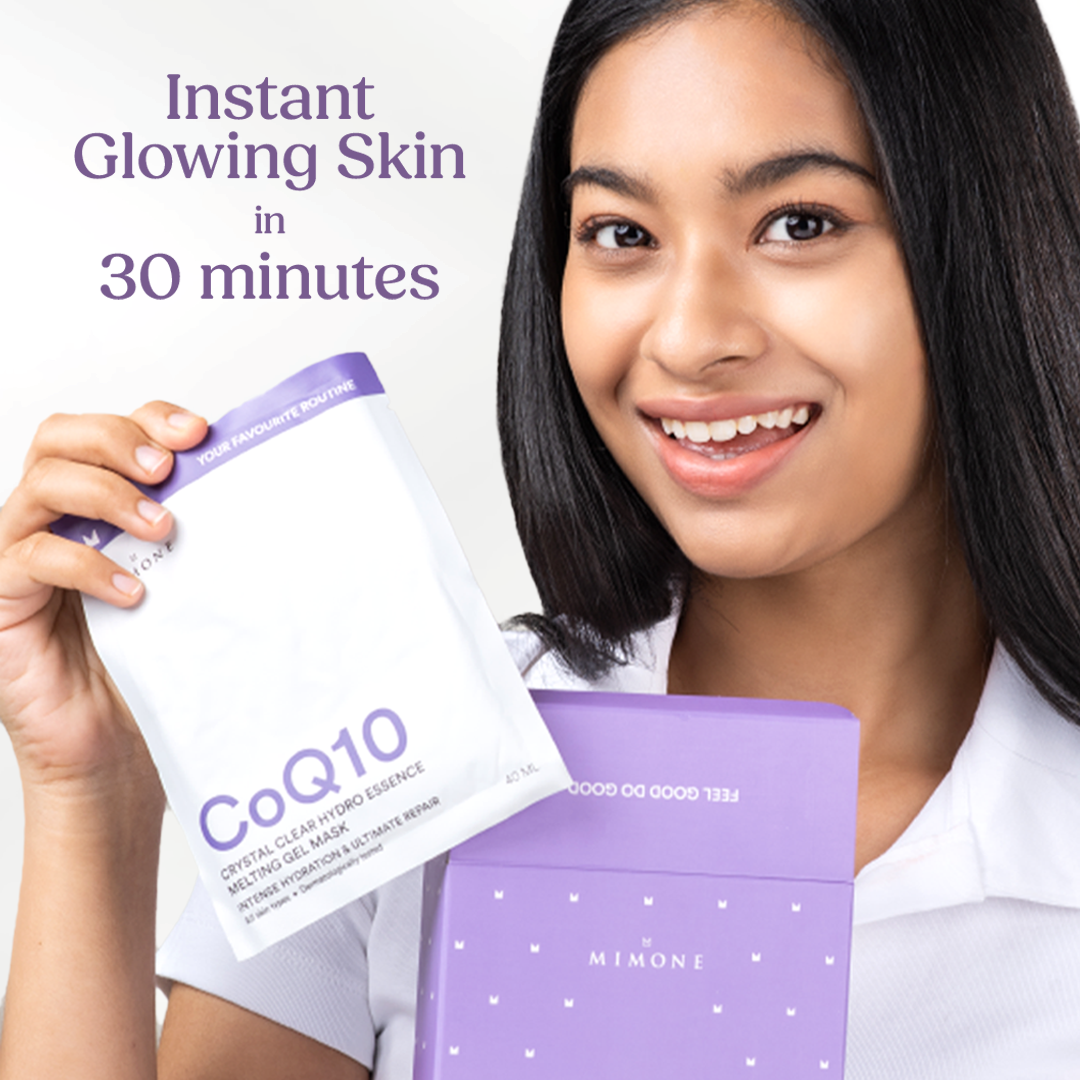 [HALAL] MIMONE CoQ10 Crystal Clear Hydro Essence Melting Gel Mask (1 Sheet)
