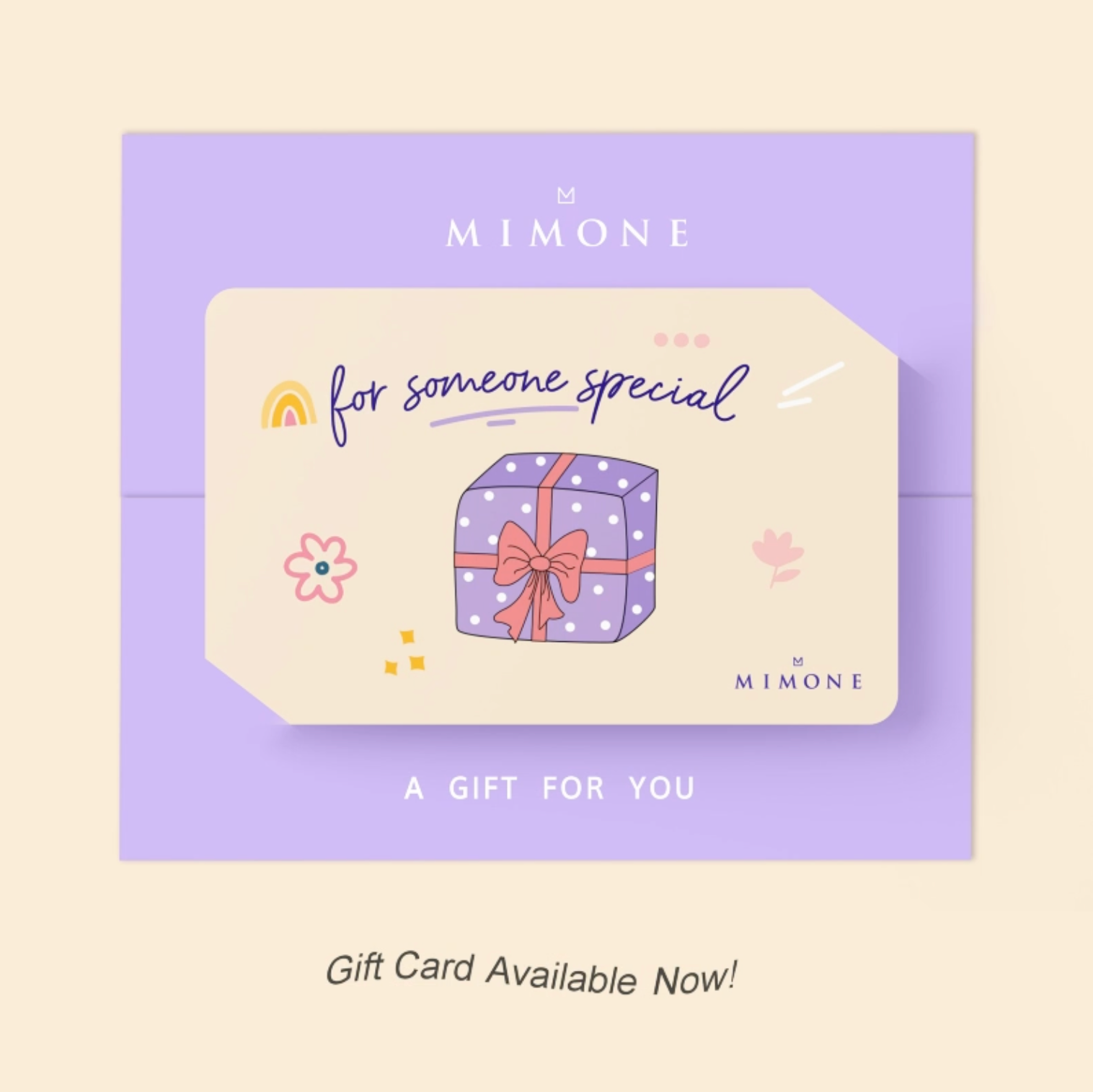 Physical Gift Card (In Store Use) Design D: For Someone Special
