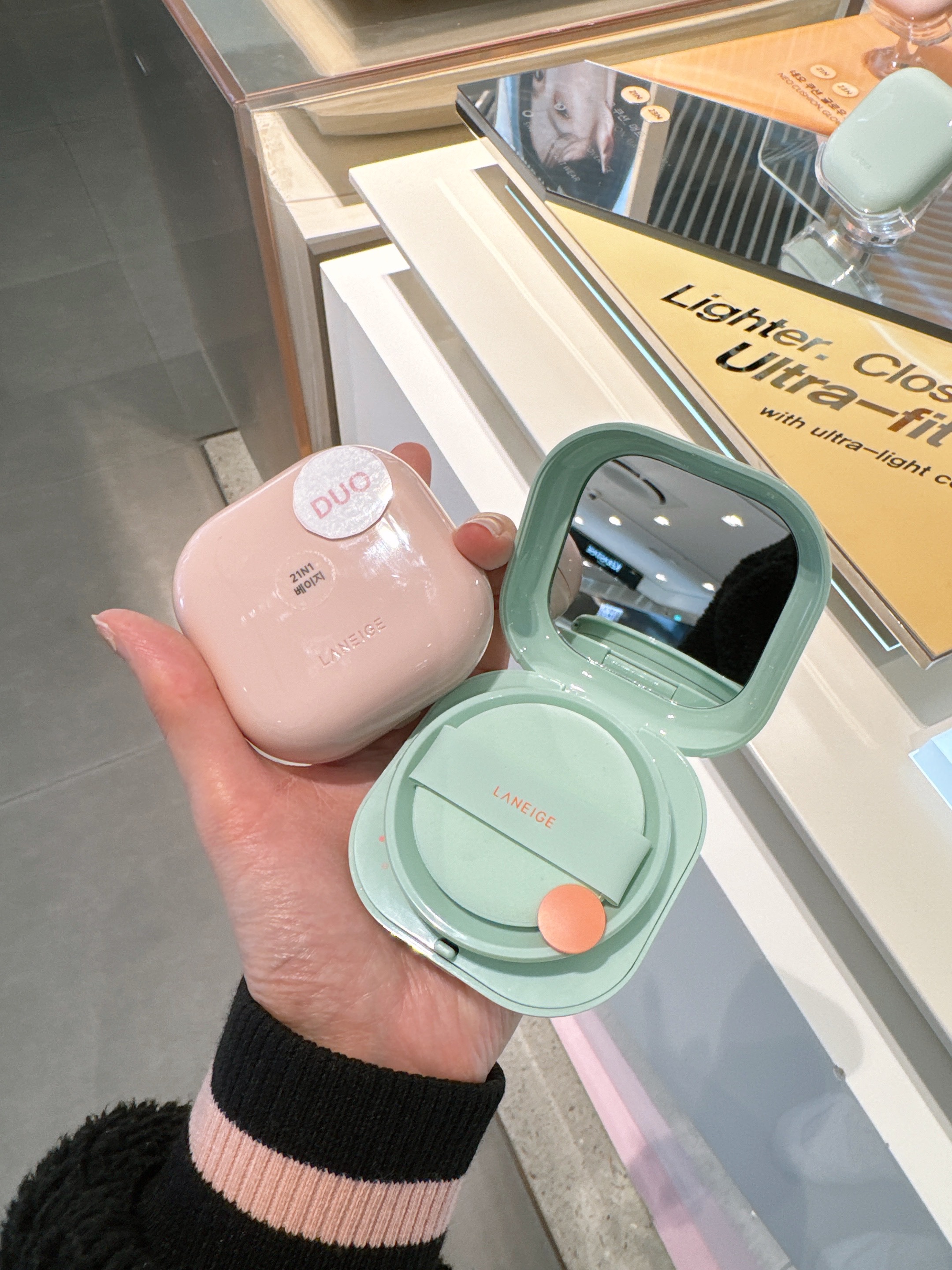 Laneige Neo Cushion 马卡龙气垫粉饼 带替换