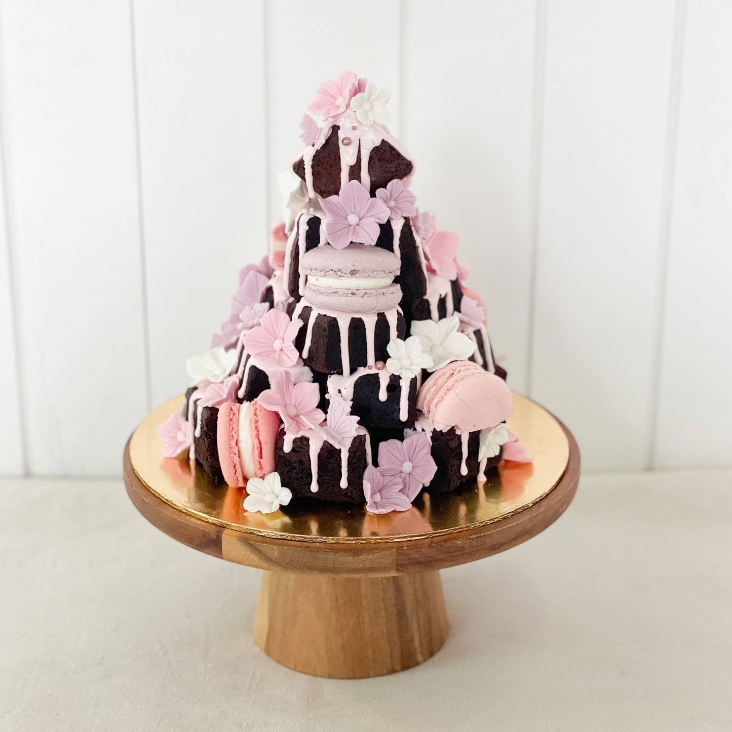 Flower Garden Brownie Tower
