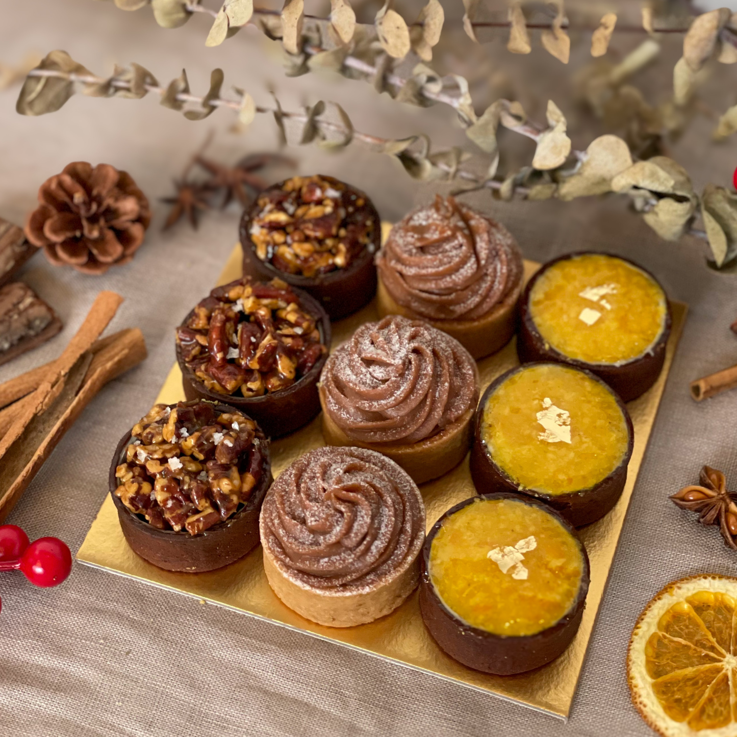 Christmas Tartlet Set (9pcs)