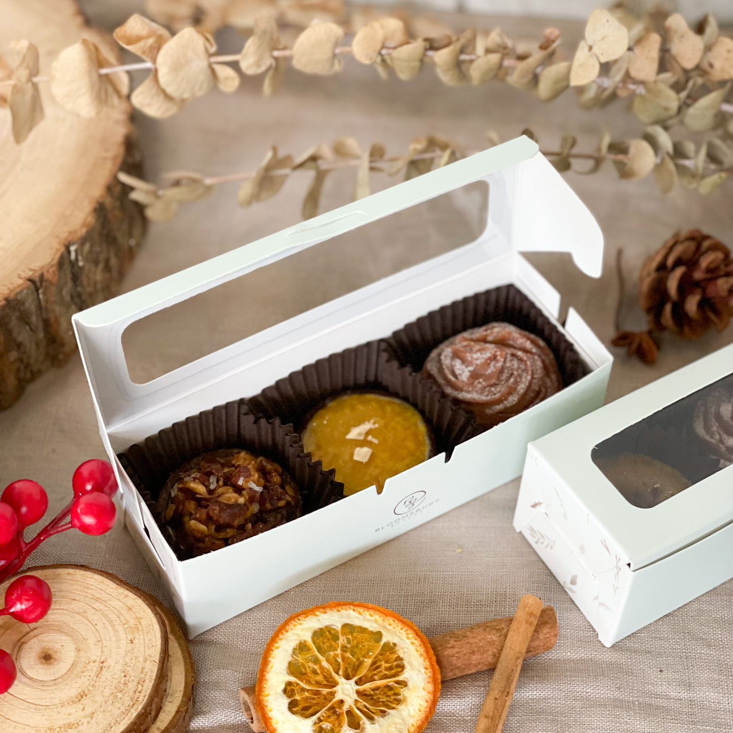 Christmas Gift Box (3 Tartlets)